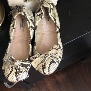 Miu Miu ballet flats
